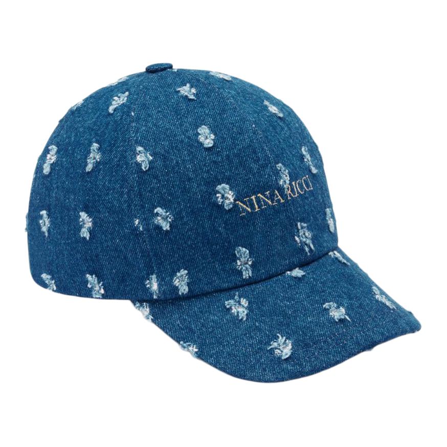 NINA RICCI Копия Старый эффект хлопок Утиный язык женский голубой