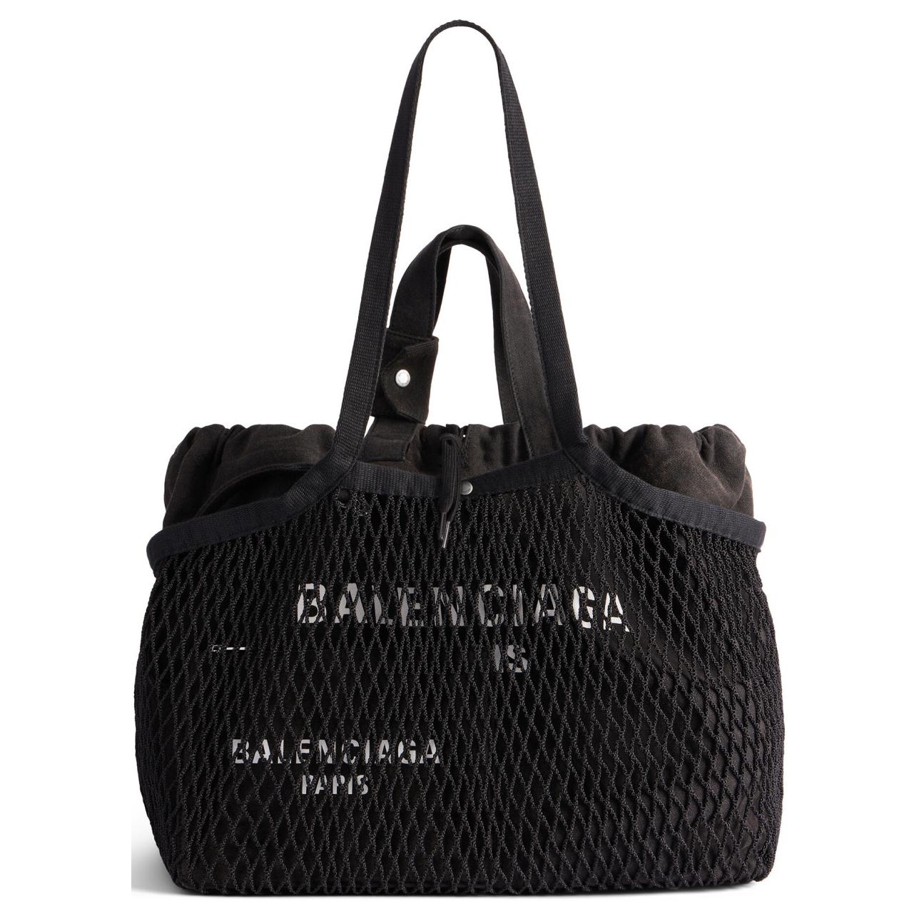Женские сумка Balenciaga 24/7 (черная)