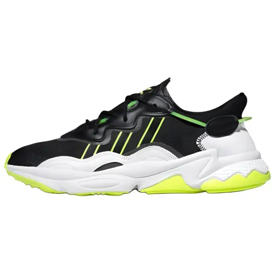Adidas Ozweego Black White Solar Yellow