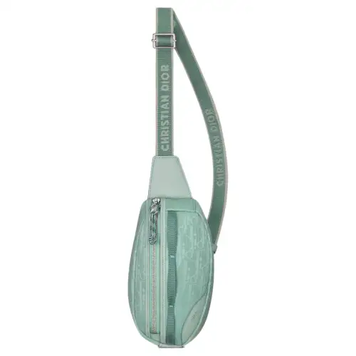 DIOR Scarab Nylon Shoulder Bag, Crossbody Bag Mini Men's Green