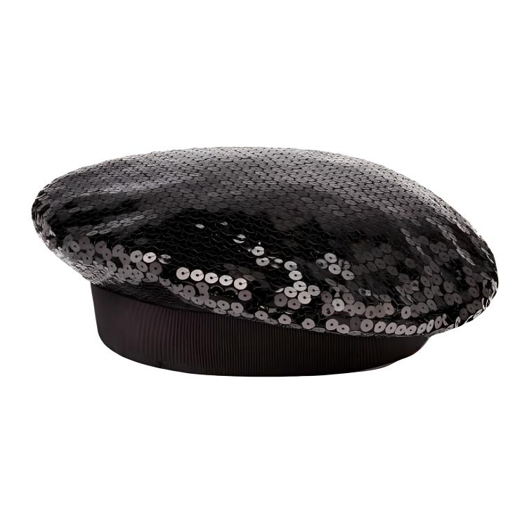 NINA RICCI Однотонный берет из полиэфирного волокна женский черный