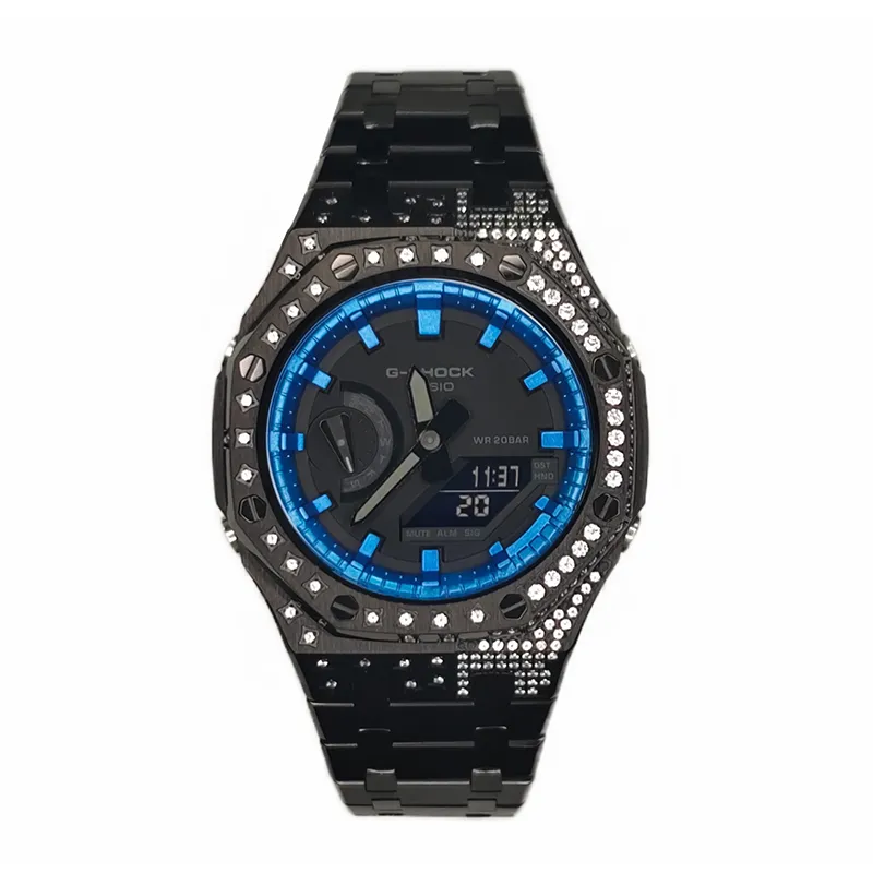 CASIO Men Liquid Crystal/Analog Dual Display Series Black Watch