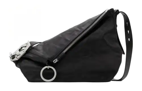 Burberry Calfskin Knight Bag, Crossbody Bag, Shoulder Bag Women's Black