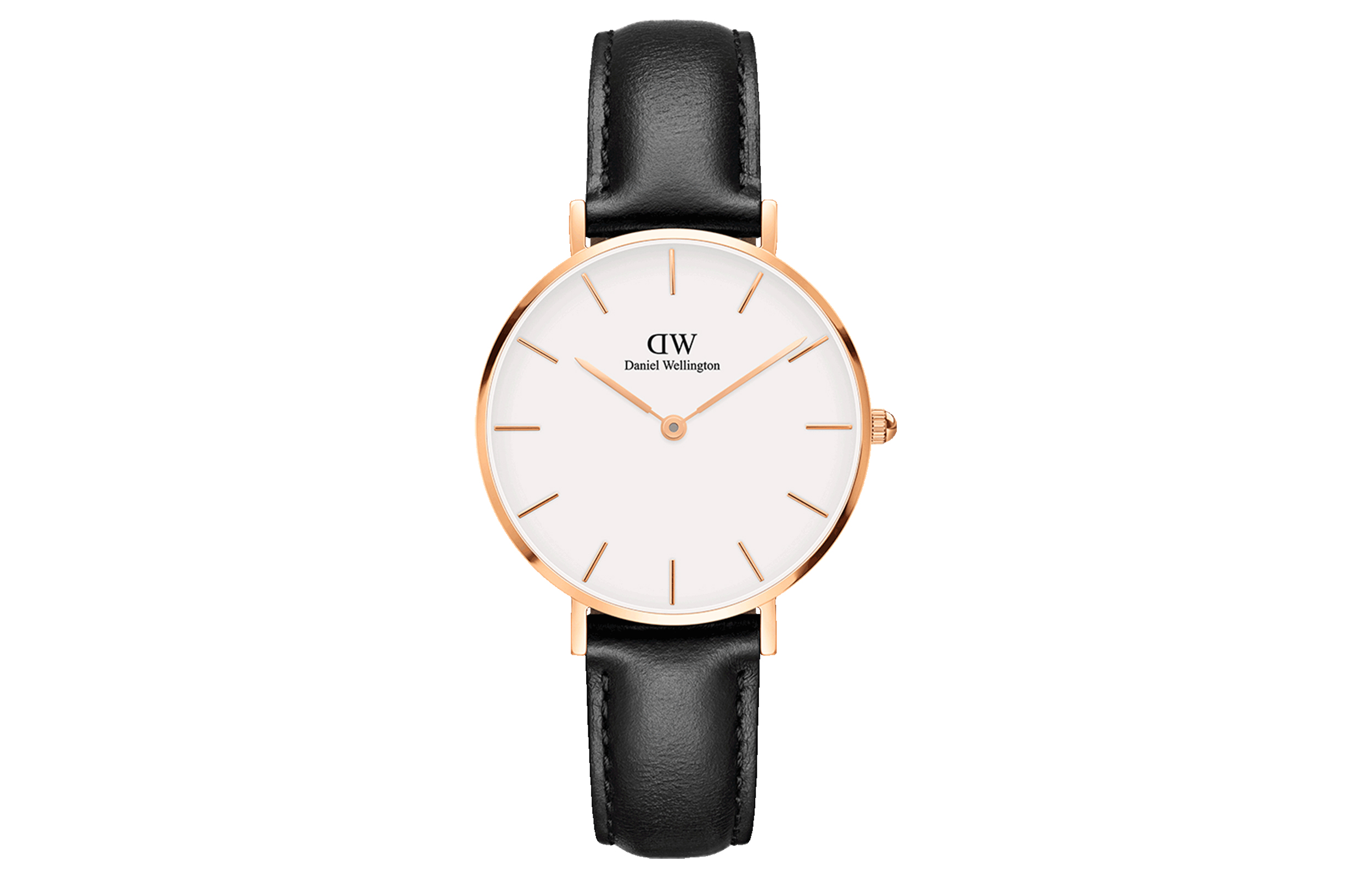 Daniel Wellington Daniel Wellington watch quartz movement leather strap white dial men's watch dw watch fashion simple