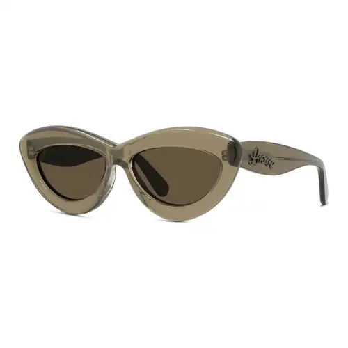 LOEWE Cat Eye Sunglasses Unisex Brown