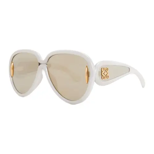 LOEWE Oval Sunglasses Women's White