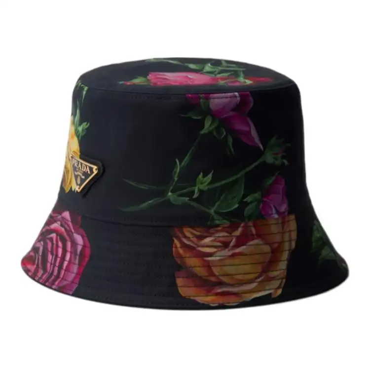 Prada floral-print reversible bucket hat