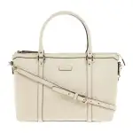 GUCCI Cow Leather Shoulder Bag, Crossbody Bag, Handbag Micro Women's Ecru