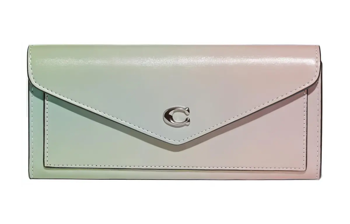 COACH Wyn Leather Wallet Women's Gradient