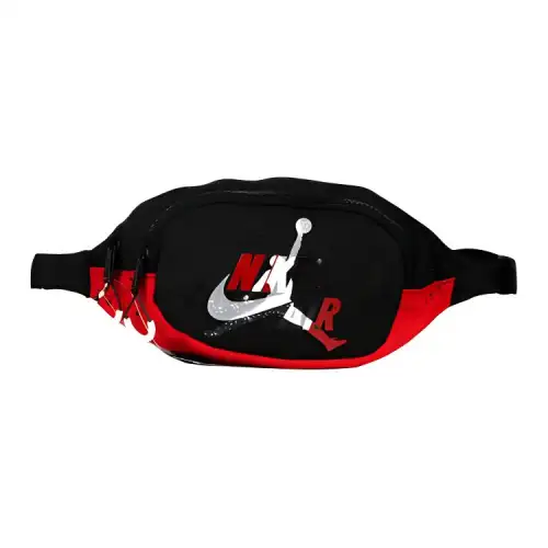 Jordan Polyester Sling Bag, Crossbody Bag, Fanny Pack Regular Unisex Red Black Multicolor