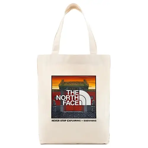 THE NORTH FACE Outdoor Bags Cotton Ecru Unisex