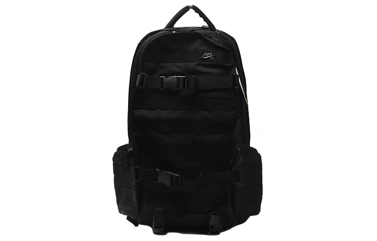 Nike Polyester Backpack Regular Unisex Pure Black