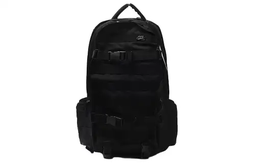 Nike Polyester Backpack Regular Unisex Pure Black