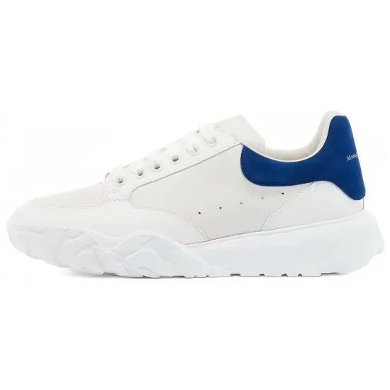 Alexander McQueen Oversized Court Trainer 'White Blue'