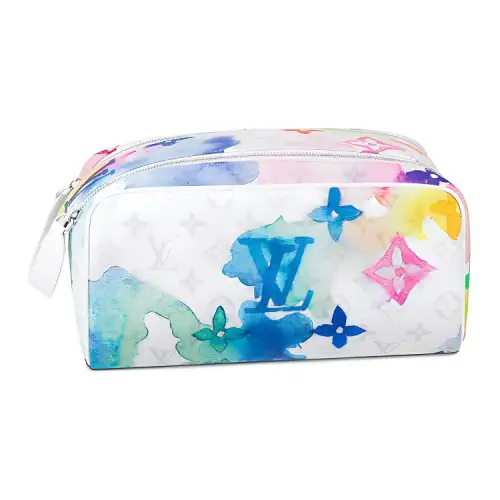 LOUIS VUITTON Dopp Kit Monogram Watercolor Multicolor