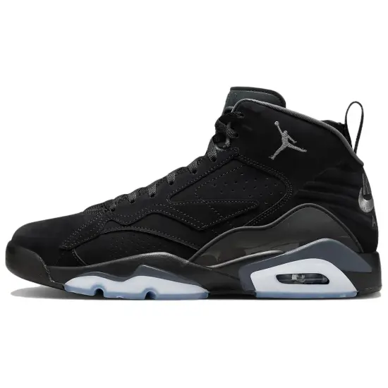 JORDAN Jumpman MVP Vintage Basketball Shoes Men High-Top Black