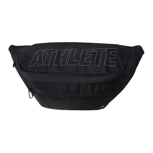 Anta Casual Polyester Sling Bag, Fanny Pack Regular Unisex Black