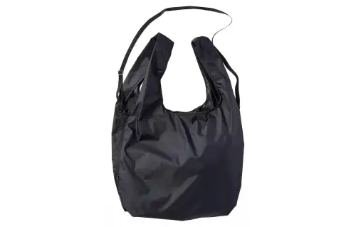UNIQLO Polyamide Handbag, Shoulder Bag, Crossbody Bag Regular Unisex Black