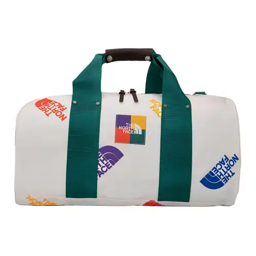 THE NORTH FACE 56L Handbag Travel Bag Boston Bag Bucket Bag Outdoor Bag Pu White Unisex