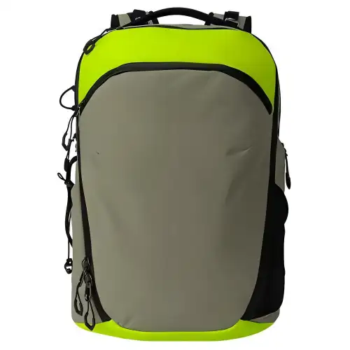 Anta × China National Geography, Collaboration Variety Training Collection Fabric Backpack Regular Unisex Old Green