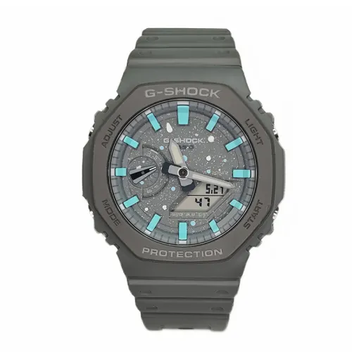 CASIO Men Liquid Crystal/Analog Dual Display Series Gray Watch