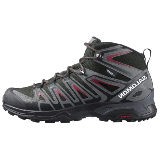 SALOMON X Ultra Pioneer Mid CSWP 'Peat Biking Red'
