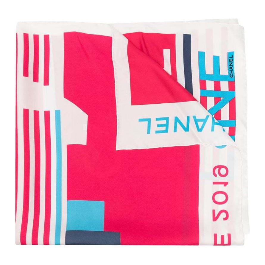 CHANEL Silk Scarves Women's Multicolor