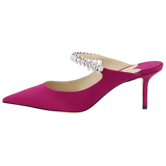 Jimmy Choo Bing 65mm Satin Mules