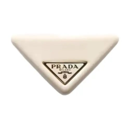 PRADA Triangle-logo Hair Clip