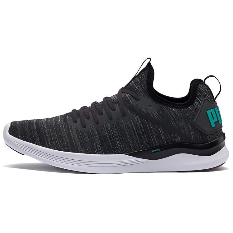 PUMA Ignite Flash Evoknit 'Black White Green'