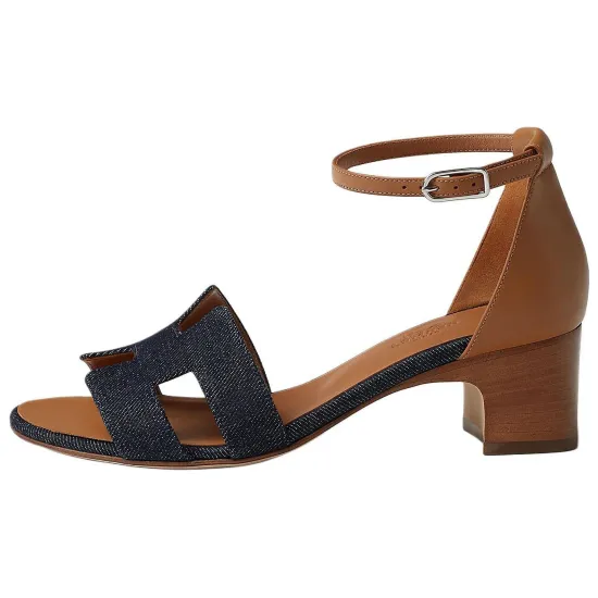 HERMES Encens One-Strap Sandals Women's