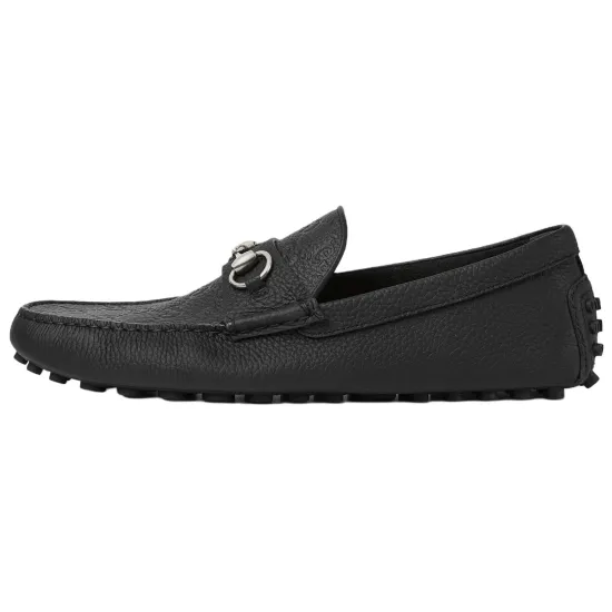 GUCCI Gommino Loafers Men Black