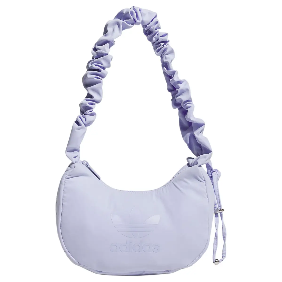 Adidas Originals Trefoil Nylon Cloud Bag, Portable Crossbody Bag, Shoulder Bag Small Unisex Light Purple