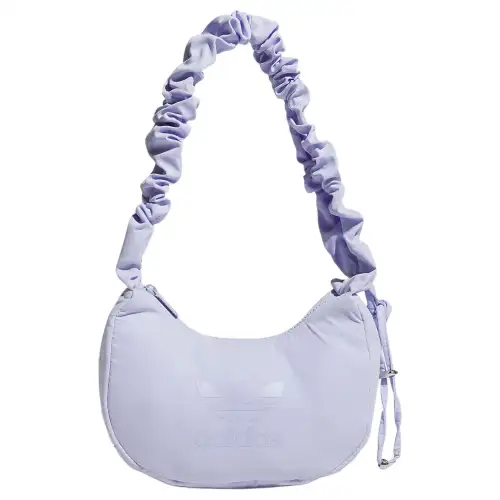 Adidas Originals Trefoil Nylon Cloud Bag, Portable Crossbody Bag, Shoulder Bag Unisex Light Purple