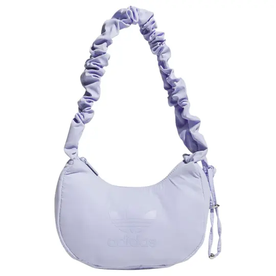 Adidas Originals Trefoil Nylon Cloud Bag, Portable Crossbody Bag, Shoulder Bag Unisex Light Purple