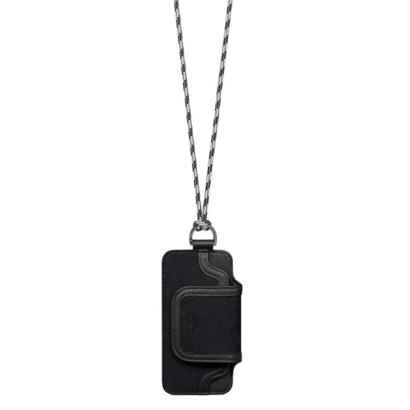 DIOR Nylon Eyeglass Pouch Men's Black