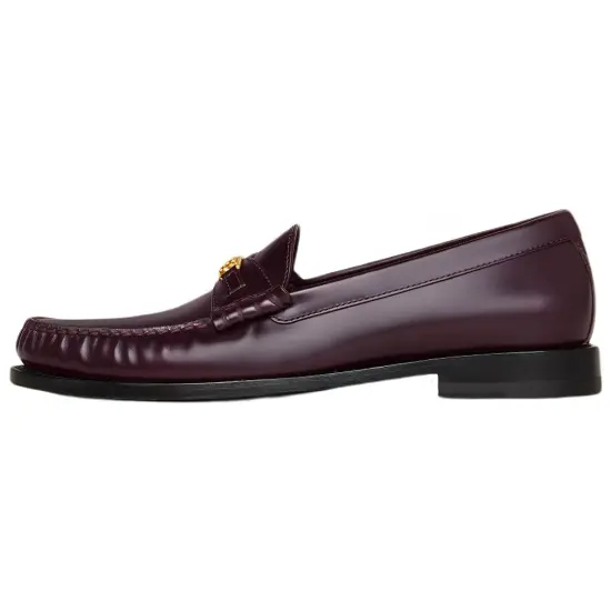 CELINE Casual Single Shoes Women's Red Brown