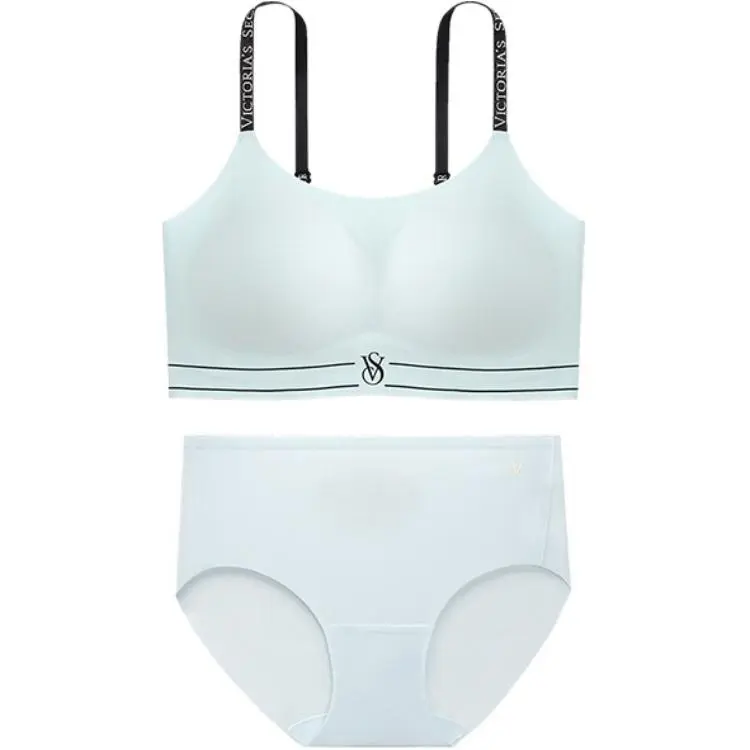 Victoria's Secret Underwear Set Women's Light Aqua Blue