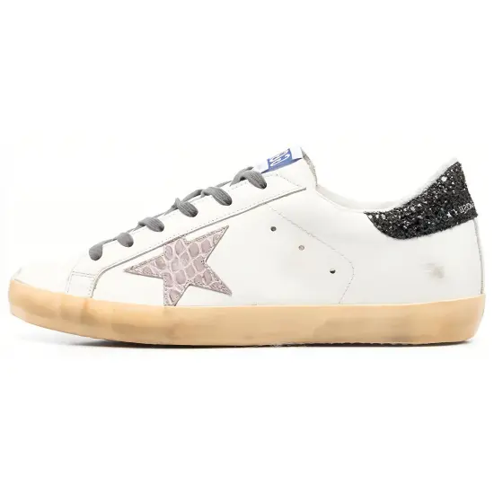 Golden Goose Superstar White Light Pink Black Women's