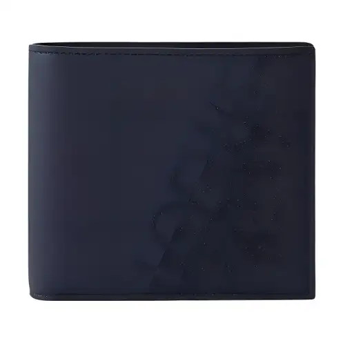 LOEWE Leather Wallet Men's Marine Blue