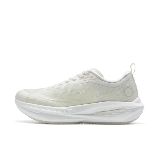 XTEP One-piece Molded 2nd Generation Running Shoes Women's Low-Top Sail White