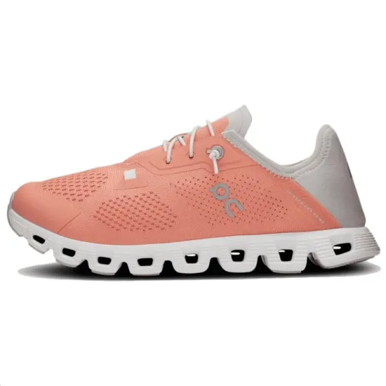 On Cloud 5 Non slip Lightweight Low Top Casual Running Shoes Women's Flamingo Red