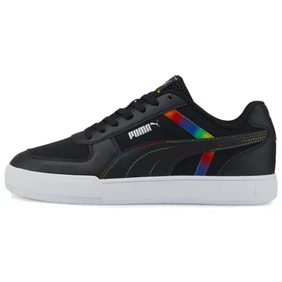 PUMA Caven Skateboarding Shoes Unisex Low-top Black/Multicolor