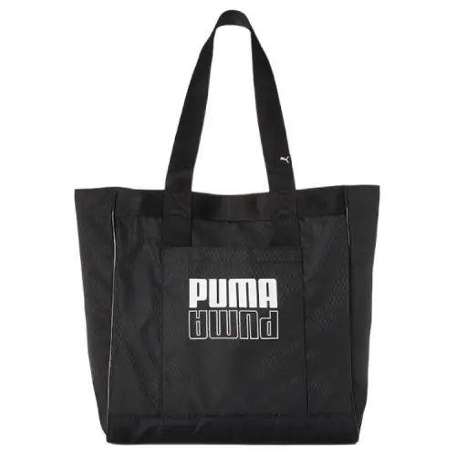 PUMA Fabric Tote Bag, Shopping Bag, Shoulder Bag, Handbag Regular Unisex Black