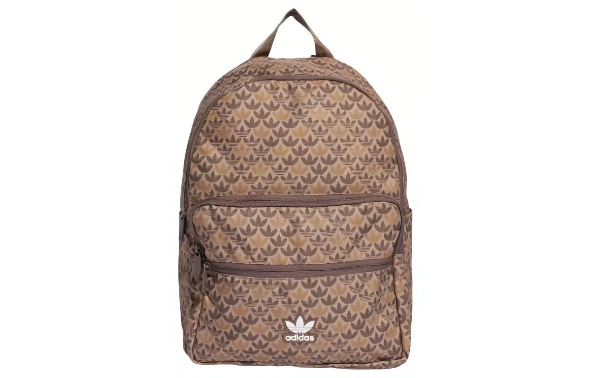 Adidas Originals Polyester Backpack Regular Unisex Brown