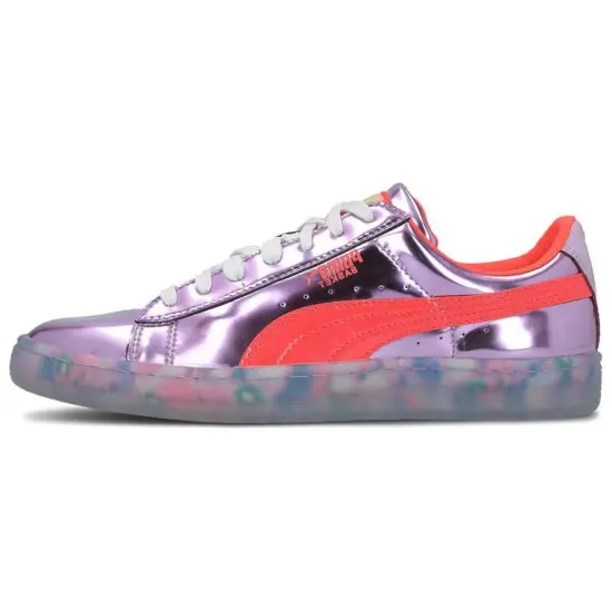 Puma Sophia Webster X Women's Basket Candy Princess 'Metallic Pink Fiery Coral'