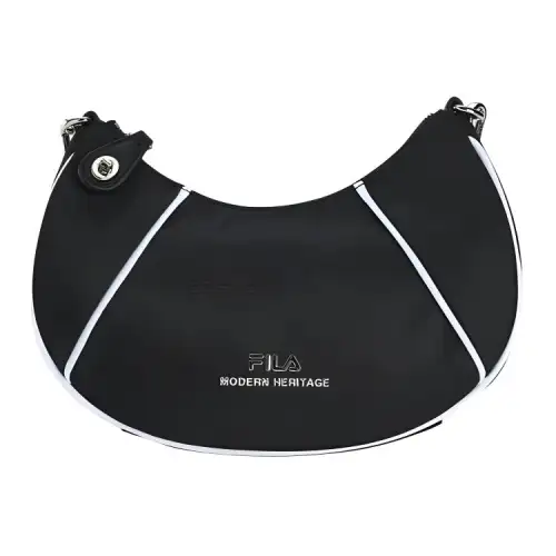 FILA Fabric Crossbody Bag, Shoulder Bag Women's Jet Black