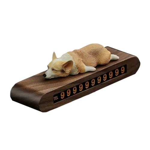 Houmo homooful Youzai Suiji car temporary parking phone number plate car interior decoration car perfume aromatherapy universal