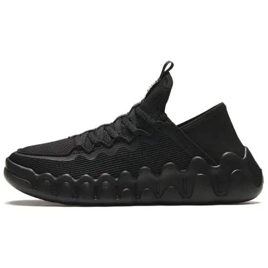 Anta Cushioned Slip-Resistant Low-Top Casual Shoes Women's Black