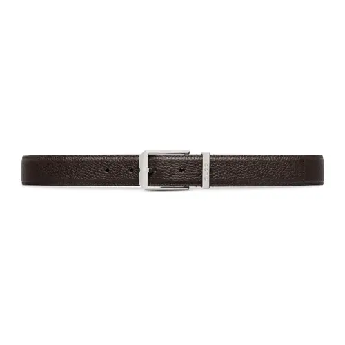 GUCCI 2024 Pre Fall Collection Leather Belts Unisex Brown Width 3cm
